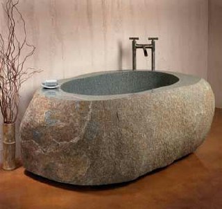 کاربرد سنگ طبیعی در حمام